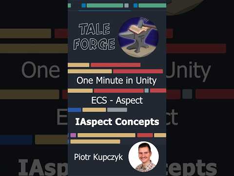 One Minute in Unity - ECS - Aspect #ecs #tutorials #unity #gamedev