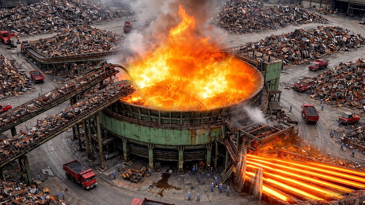 Top 10 Amazing Iron Rod Manufacturing Processes and Industrial Tyre Recycling Processes