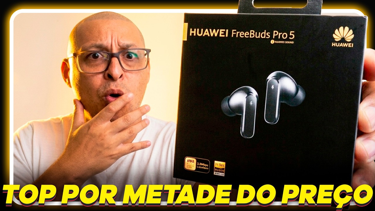Fone MELHOR QUE AIRPODS PRO 3! Fone de ouvido Huawei Freebuds Pro 5