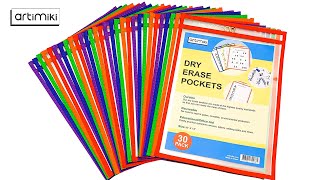 artimiki Dry Erase Pockets