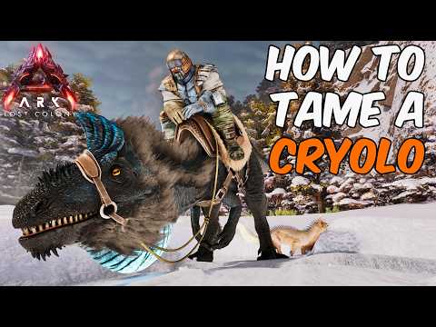 How To Tame a Cryolophosaurus on Lost Colony in ARK Survival Ascended + Full Ability Guide