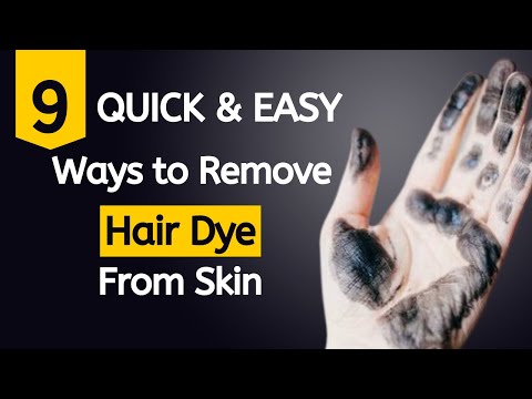 Remove Hair Dye from Skin with 9 Easy Tricks | How to Get Dye off Your Skin | Remove Hair Color Dye