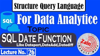 Download the video "SQL Datepart,Datediff,Dateadd Function"
