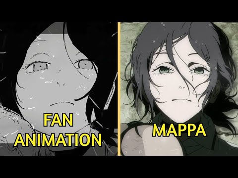 Serial Killer Attacks Reze at School | Fan Animation vs MAPPA Comparison
