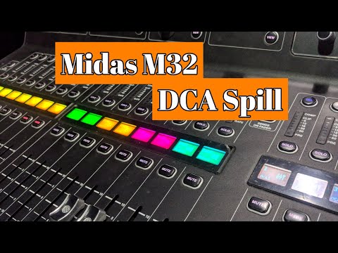 DCA Spill Feature in Firmware 4.04 of Midas M32 Live & M32R Live