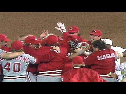 1990 WS Gm4: Reds sweep 1990 World Series