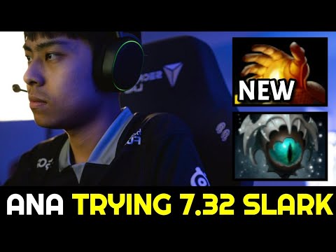 T1.ANA Trying 7.32 Slark with First Item Hand of Midas Dota 2