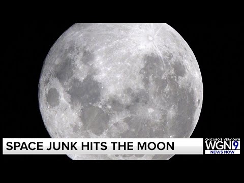 Space junk reportedly hit the moon