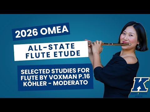 2026 OMEA (Ohio) All-State Etude - Flute. Voxman P.16