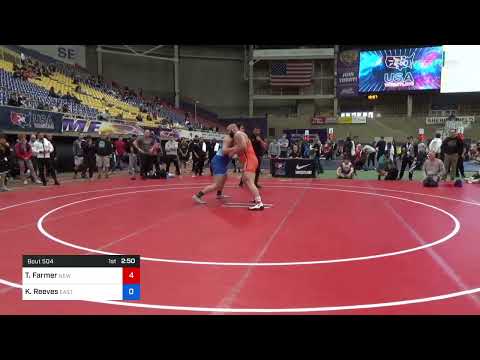 130 Kg Rr Rnd 1 - Tanner Farmer, New York Athletic Club Vs Kaleb Reeves, Eastern Iowa Wrestling Cl