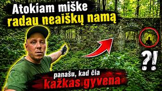 🔍🌲 Atokiame miške radau neaiškų namą... Panašu, kad čia kažkas gyvena?! 😳