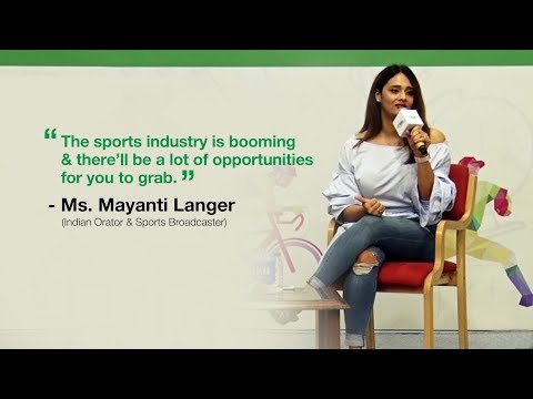 Sports Industry has a pool of opportunities to explore | Ms. Mayanti Langer | IISM