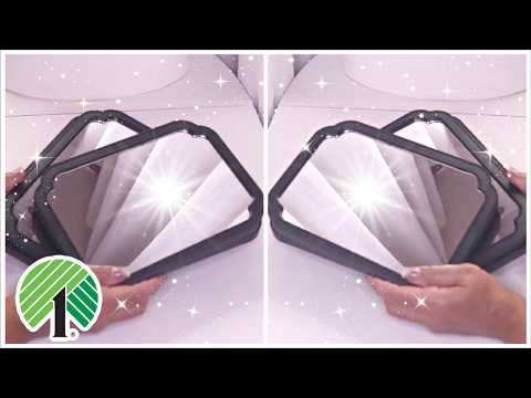 I used these MIRRORS from DOLLAR TREE to DIY a Large Elegant Wall Mirror