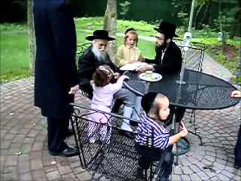 Satmar Beirach Moshe zt"l with Einiklech