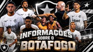 🚨QUAIS JOGADORES O BOTAFOGO PODE NEGOCIAR NA JANELA? | BASE SERÁ APROVEITADA POR FRANCLIM CARVALHO