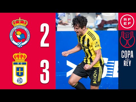 RESUMEN | RS Gimnástica de Torrelavega 2-3 Real Oviedo | Copa del Rey | Primera Eliminatoria