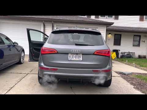 Audi SQ5/Q5 - AWE Touring Exhaust with Non-Resonated Downpipes, cold start