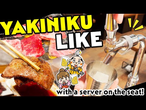 YAKINIKU LIKE /Tudo o que você puder beber / Churrasco japonês solo / Tóquio, Japão