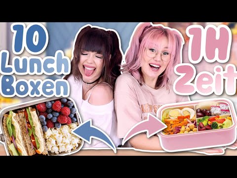 10 Lunch Boxen in 1 Stunde ⏳ BFF Battle | ViktoriaSarina