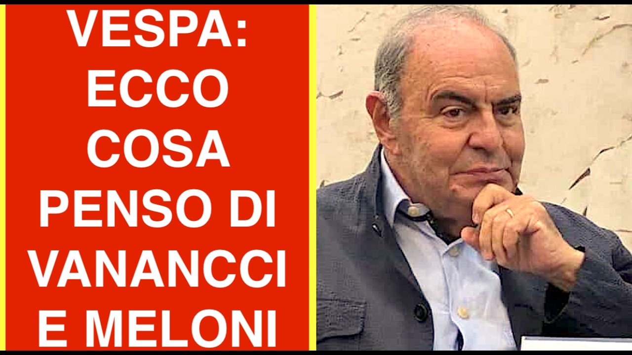 BRUNO VESPA VI RACCONTO COSA PENSO DI VANANCCI, MELONI E RENZI