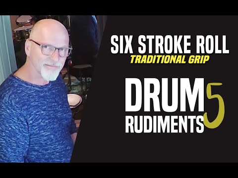 Six Stroke Roll, Traditional Grip - Part Five - Drum Rudiments - Garey Williams