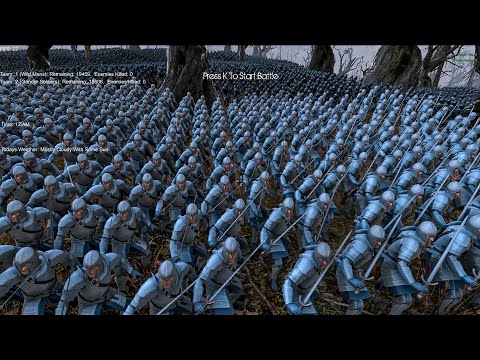20000 WILD MANS VS 19000 GONDOR SOLDIERS - Ultimate Epic Battle Simulator 2 UEBS2