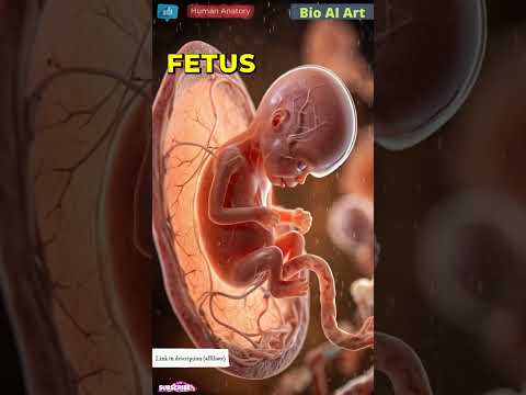 Human Fetus Animation | Human Anatomy | Bio AI Art | 02