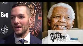 Jonathan Bernier's 'The Hockey Song' about Nelson Mandela