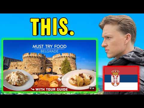 Essen für 2 € in BELGRAD 🇷🇸: Amerikaner reagiert