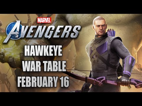 Marvel's Avengers - Hawkeye February 16 War Table Deep Dive Date Announced!
