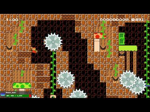 One Screen Precision #8 (Hard) (By Vaataji) | Super Mario Maker