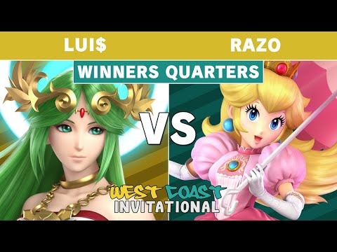West Coast Invitational - Lui$ (Palutena) Vs. Razo (Peach) Winners Quarters - Smash Ultimate