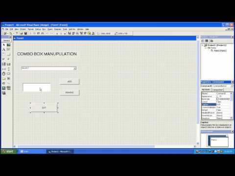 Visual Basic 6 0 Using Combo Box