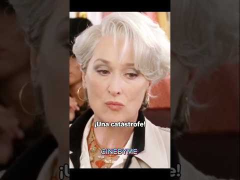 Con un gesto destruyó meses de trabajo | El diablo viste a la moda (2006)