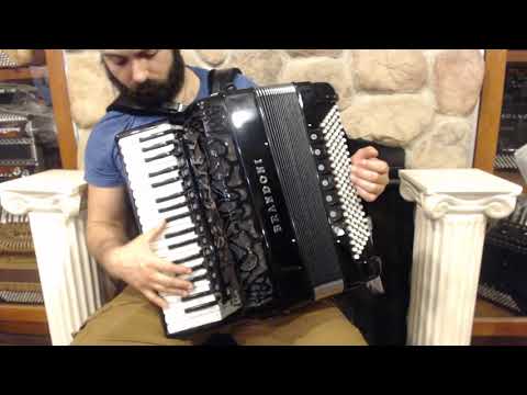 BRAN147CLIB - Black Brandoni 147C Liberty Piano Accordion LMMH 37 120 $7999