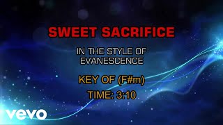 Evanescence - Sweet Sacrifice (Karaoke)
