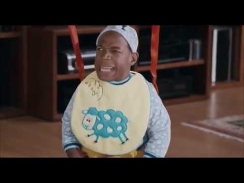 Chiquito pero peligroso Calvin le roba la comida al abuelo