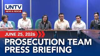 LIVE: House Prosecution Team Press Conference I June 25, 2026