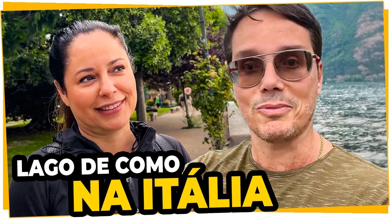 PASSEIO PELO LAGO DE COMO [Lake Di Como] NA ITÁLIA [Peter, Andreza e Lucas]