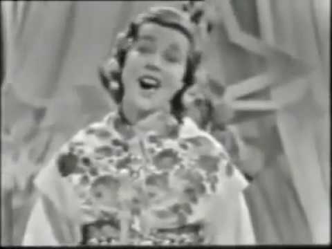 Eurovision 1958 Sweden - Alice Babs - Lilla Stjärna (4th)