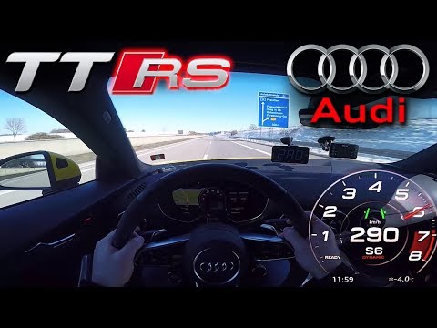 2018 Audi TT RS  | TOP SPEED on German Autobahn!