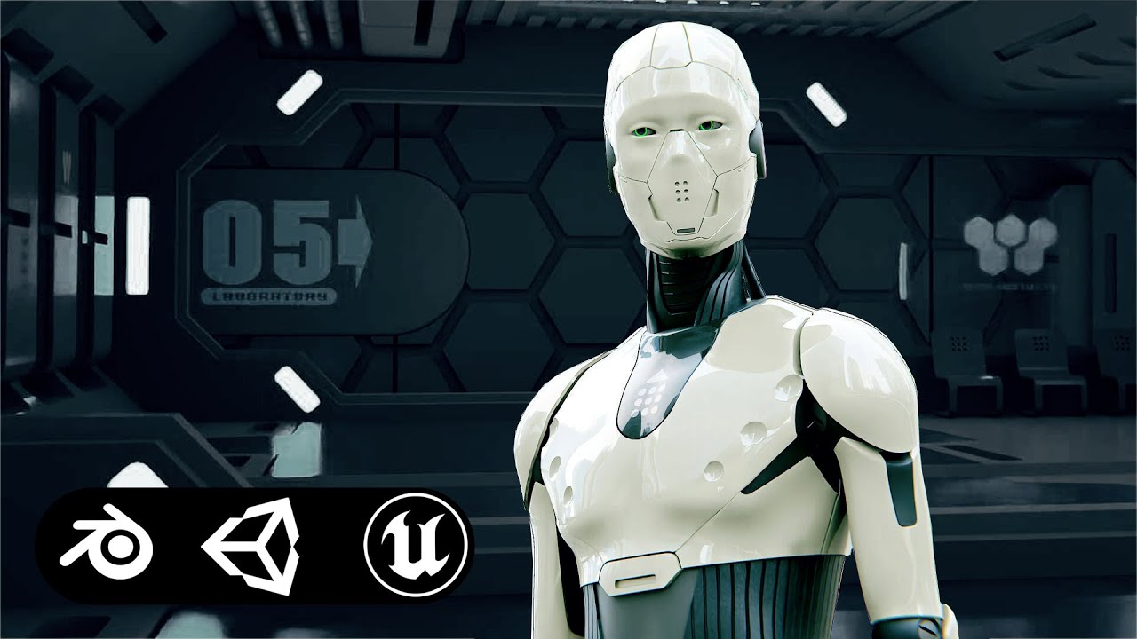 I-Homo 01 Auto-Rig Pro Rigged For Mixamo Unreal Engine Unity 3D Model