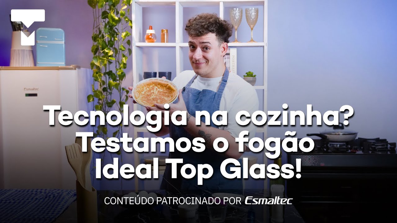Testamos o fogão Esmaltec Ideal Top Glass em tempo recorde!