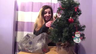 Decorating My Little Christmas Tree