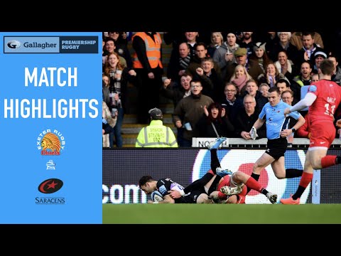 Highlights Exeter Chiefs v Saracens Rd 7 Gallagher Premiership