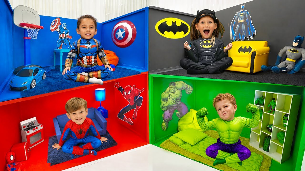 Superheroes Four Colors Playhouse Challenge