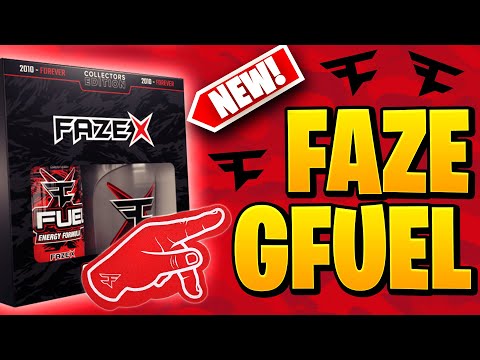 FaZe X GFUEL Unboxing and Review! NEW FAZE CLAN FLAVOR!!!