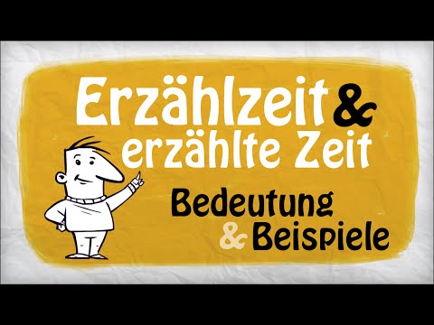 Narrative time & narrated time | Meaning and examples