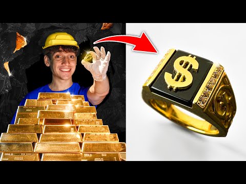 🤑Busco Oro en Cueva y lo Convierto en mi Anillo de Boda❤️