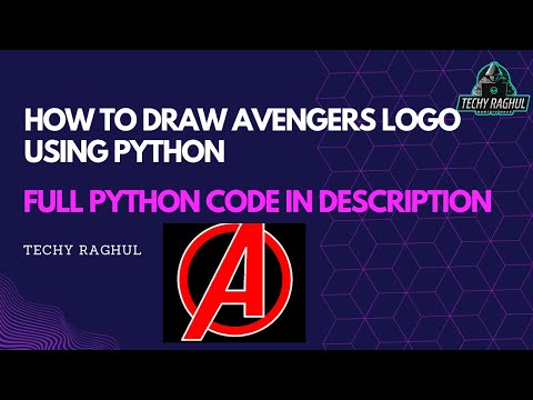 Avengers Logo Using Python Shorts Python